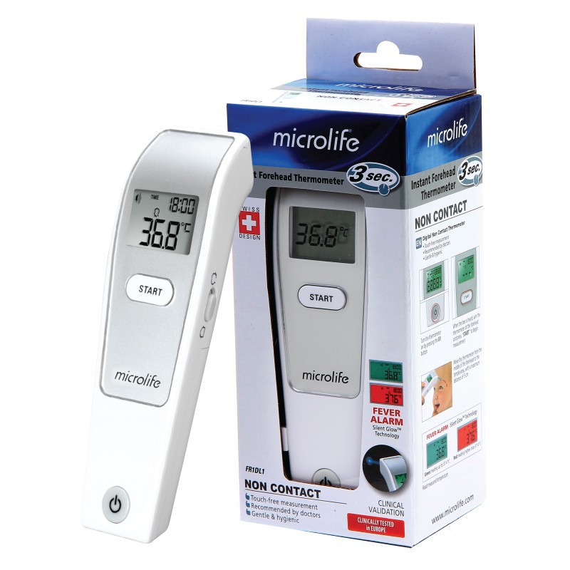 Nhiệt kế điện tử hồng ngoại đo chán Microlife FR1MF1