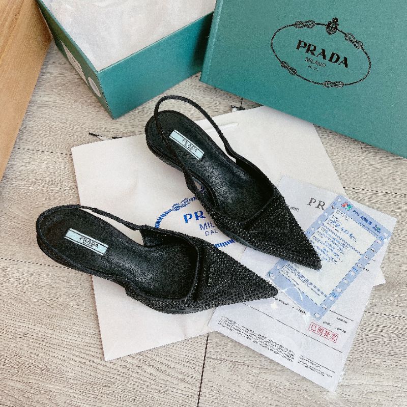 Giày prada gót nhú mẫu mới