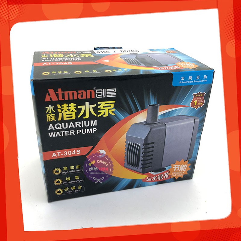 Máy bơm nước hồ cá ATMAN 8W AT-304S bơm chìm bể cá AT 304S