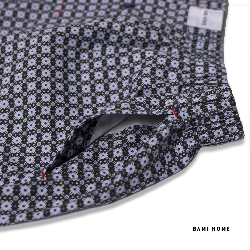 Quần short đùi mặc ngủ, mặc nhà BAMI HOME có túi tiện lợi đa dạng họa tiết QNCT1- 002 | BigBuy360 - bigbuy360.vn