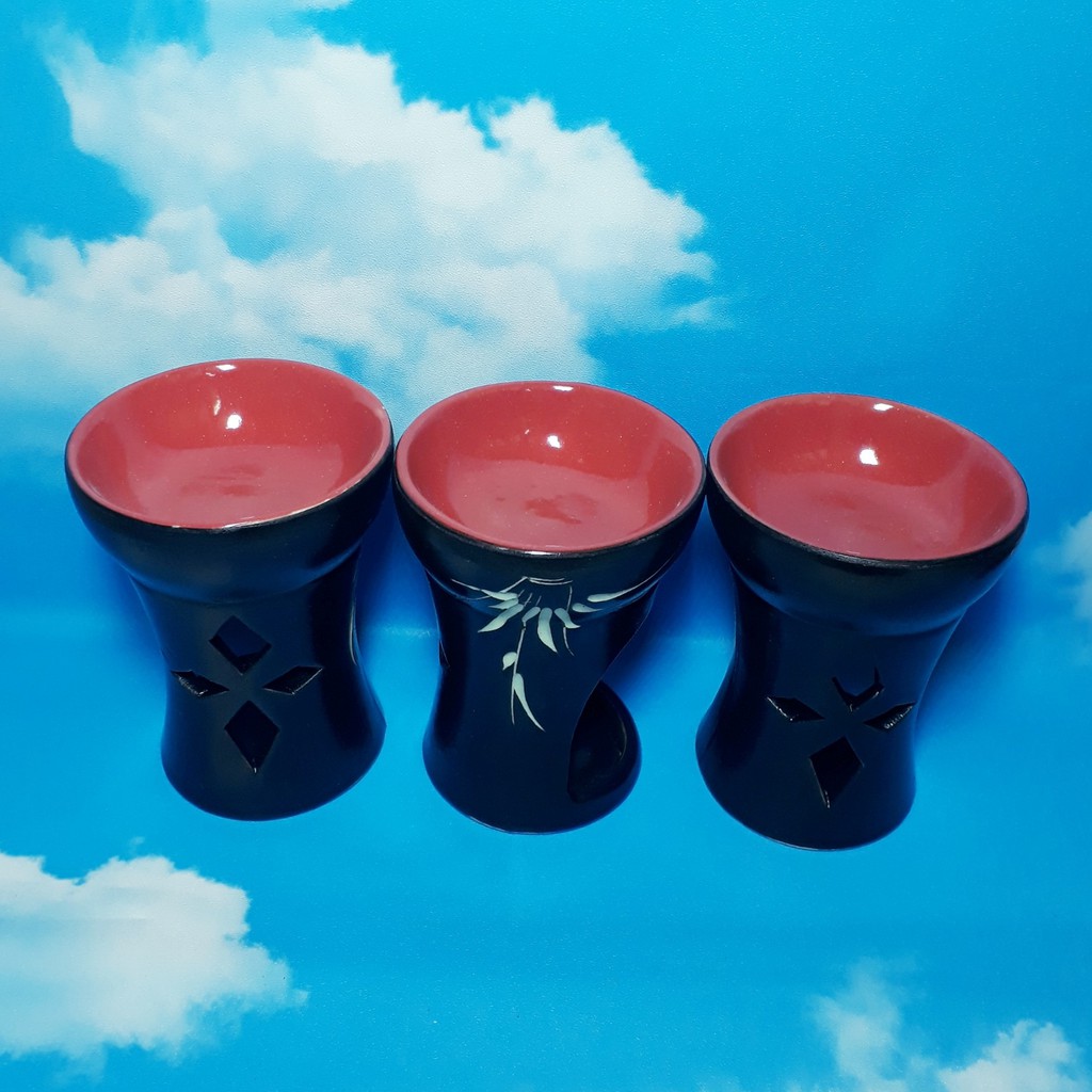 Combo Tinh Dầu Sà Chanh 10ml + 10 Viên Nến 2.5H + Đèn Xông Tinh Dầu Gốm Bát Tràng Loaị Nhỏ- Better Life