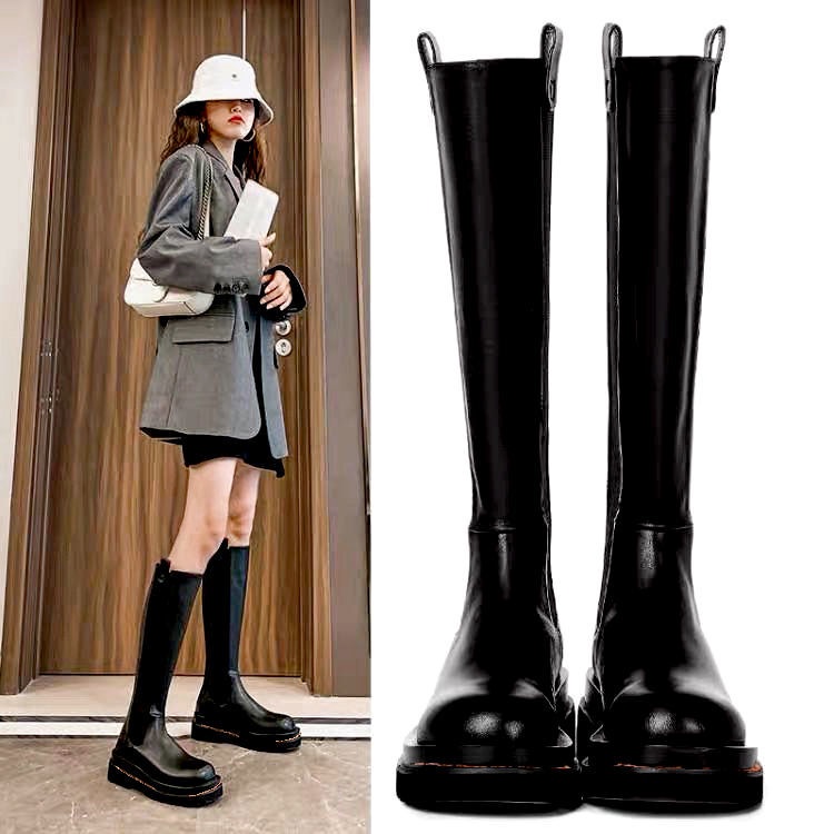 ☒™giày bốt gối đùi thời cá tính dành cho nữ cao cổ gót, big size, nhất quà tặng bạn gái[cái mới 2022]