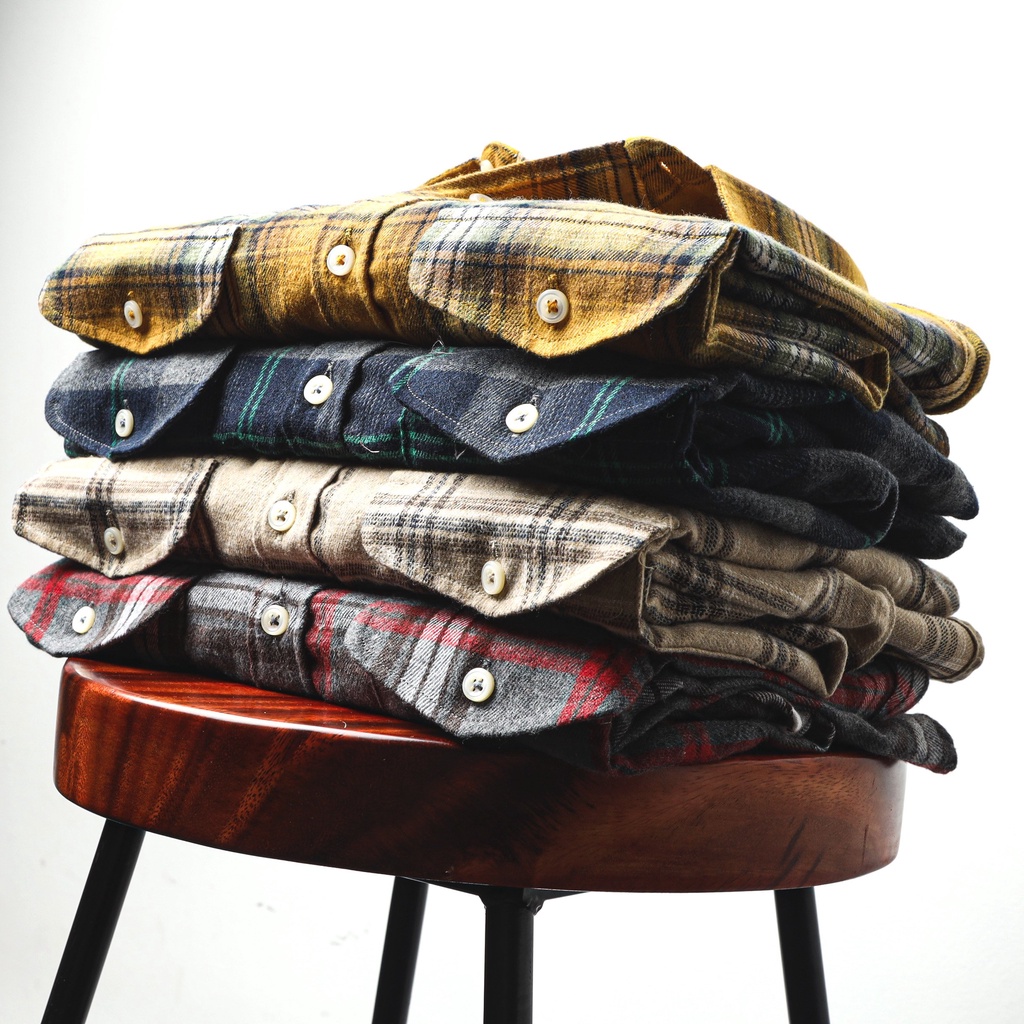 Áo sơ mi nam flannel cao cấp nhiều màu , Sơ mi kẻ caro DILANO SM04 | BigBuy360 - bigbuy360.vn