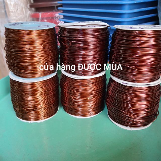 500gr dây nhôm mạ đồng uốn cây cảnh.