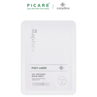 Mặt nạ cấp ẩm phục hồi cho da nhạy cảm da sau laser Easydew RX Post Laser Gel Dessing Mask Sheet 38ml ( 1 miếng )