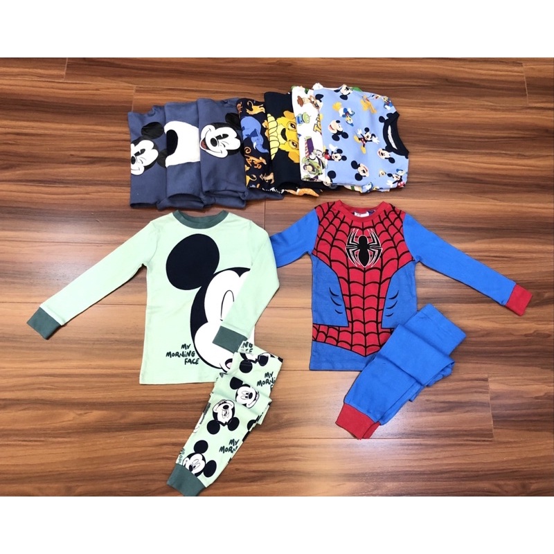 Bộ cotton bé trai