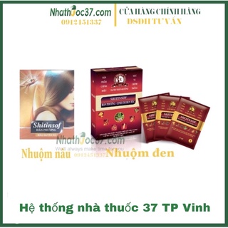 Shitinsof Hán phương Linh chi đen tóc - Nhuộm tóc thảo dược đen và nâu Shitinsof