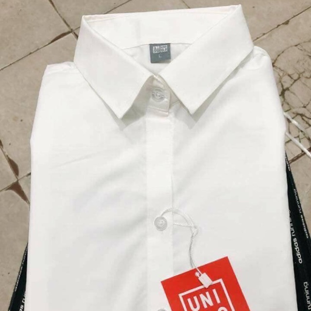Áo sơ mi uni qlo