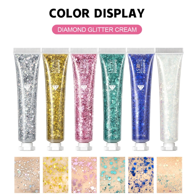 Kem Gel Kim Tuyến Lấp Lánh Trang Điểm Mắt / Cơ Thể Lâu Trôi YOUYO