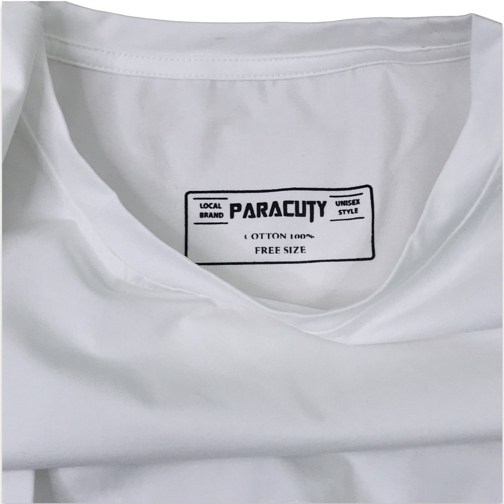 Áo thun trơn nam nữ Unisex PARACUTY chất liệu cotton 100%, co giãn 4 chiều, dày dặn, form rộng tay lỡ | BigBuy360 - bigbuy360.vn