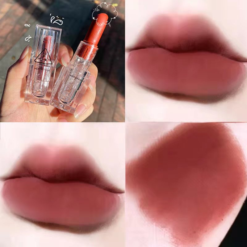 Son Kem Màu Nhung Lì Không Thấm Nước Trong Suốt Herrange Mờ/matte