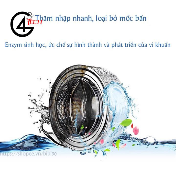 Hộp 12 viên tẩy vệ sinh lồng máy giặt Diệt khuẩn, khử mùi, làm sạch cặn bã hiệu quả