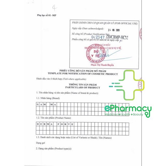 Derma Forte giảm mụn - Gel giảm mụn, giảm thâm Derma Forte 15g | BigBuy360 - bigbuy360.vn