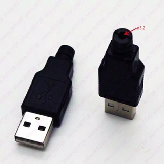Jack đực USB type A chế cáp sạc