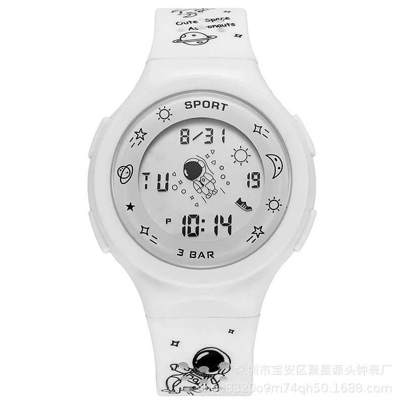 Đồng hồ đeo tay thể thao NAVIFORCE dạ quang báo thức đa năng chống nước thời trang dành cho nam sinh và nữ sinh