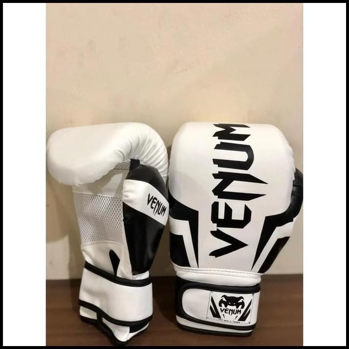 Venum Găng Tay Boxing Venum Màu Trắng Cho Người Mới Bắt Đầu Bxg123