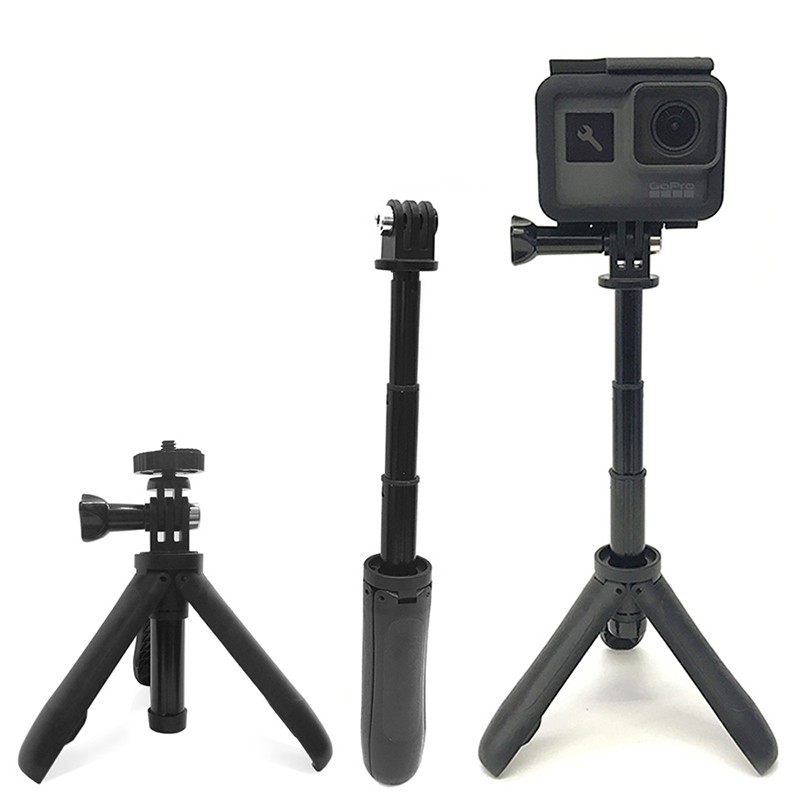 Gậy selfie mini Cầm Tay Cho camera Hành Động gopro hero 9 black insta360 one r eken action