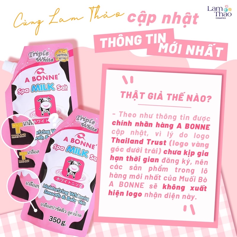 Muối Tắm Tẩy Tế Bào Chết Chiết Xuất Sữa Bò A Bonne Spa Milk Salt