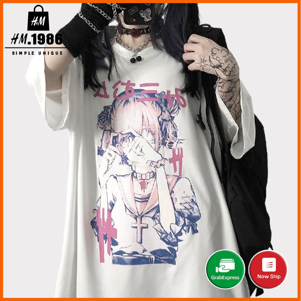 Áo thun nam nữ unisex tay lỡ form rộng 3110 , Áo thun form rộng Oversize trơn cao cấp HM1986
