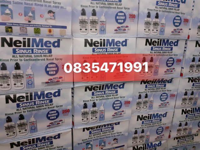 Muối rửa mũi neilmed 50 gói và 100 gói