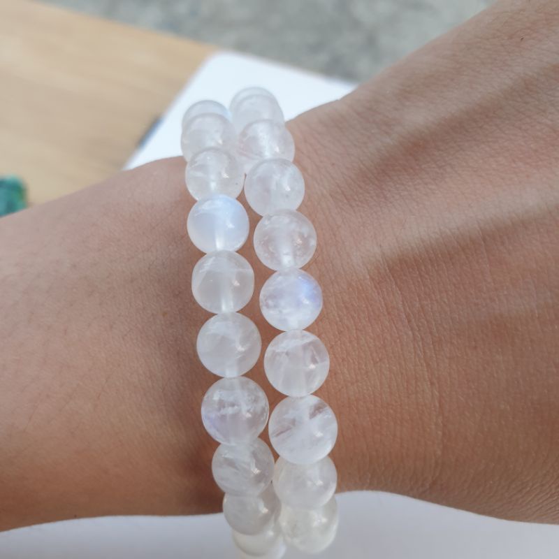 Vòng tay đá mặt trăng Moonstone