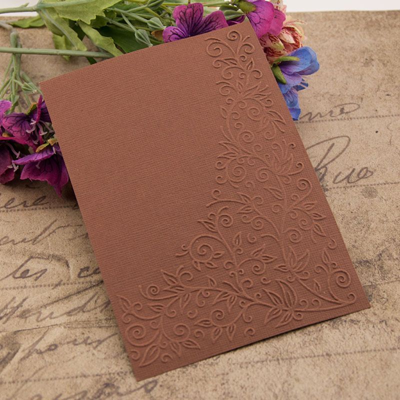 Khuôn Nhựa Dập Nổi Họa Tiết Làm Thẻ Album Ảnh Trang Trí Sổ Tay DIY
