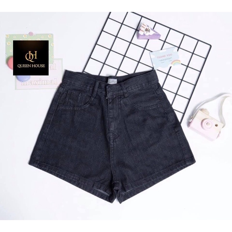 QUẦN SHORT LƯNG CAO LAI CUỐN ĐÁY DÀI ĐEN , XÁM SIÊU HOT