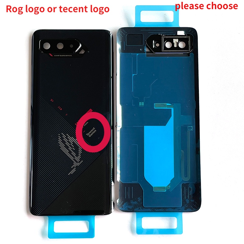 Chính Hãng Dành Cho Asus ROG Phone 5 ZS673KS Vỏ Pin + Ống Kính Khung Camera + Vỏ Dán Cho ROG 5 ASUS 
