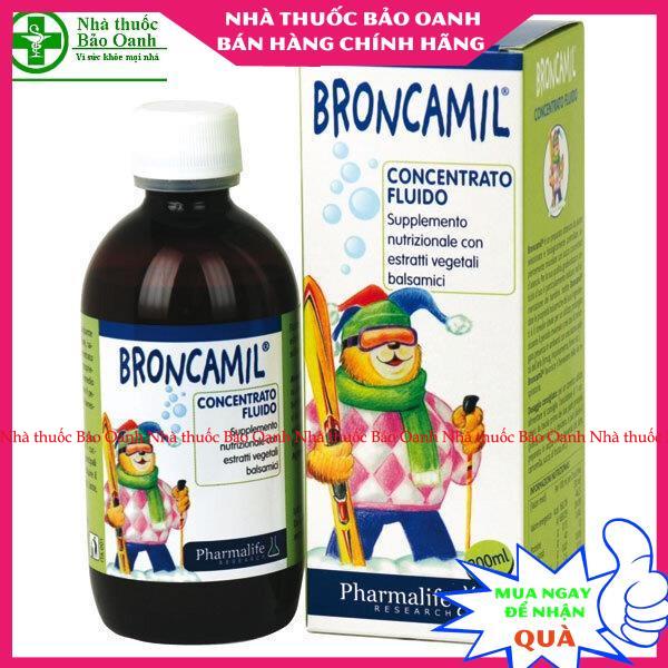 Siro Broncamil Bimbi 100ml - Siro hỗ trợ giảm ho cho bé từ thảo dược - của hãng Fitobimbi - Nhập khẩu từ Ý