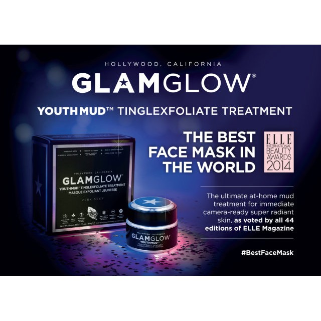 MẶT NẠ GLAMGLOW Youthmud Tinglexfoliate Treatment - Mặt nạ trẻ hoá da, chống lão hoá, tẩy tế bào chết