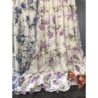 MAXI ĐẦM HOA LỤA