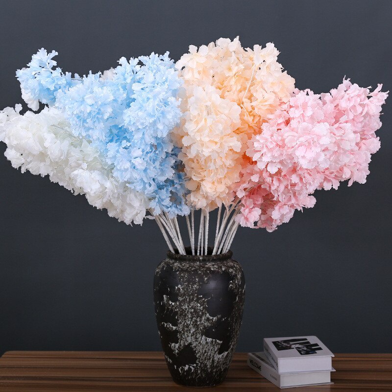 Hoa anh đào giả bằng lụa trang trí đám cưới 90cm