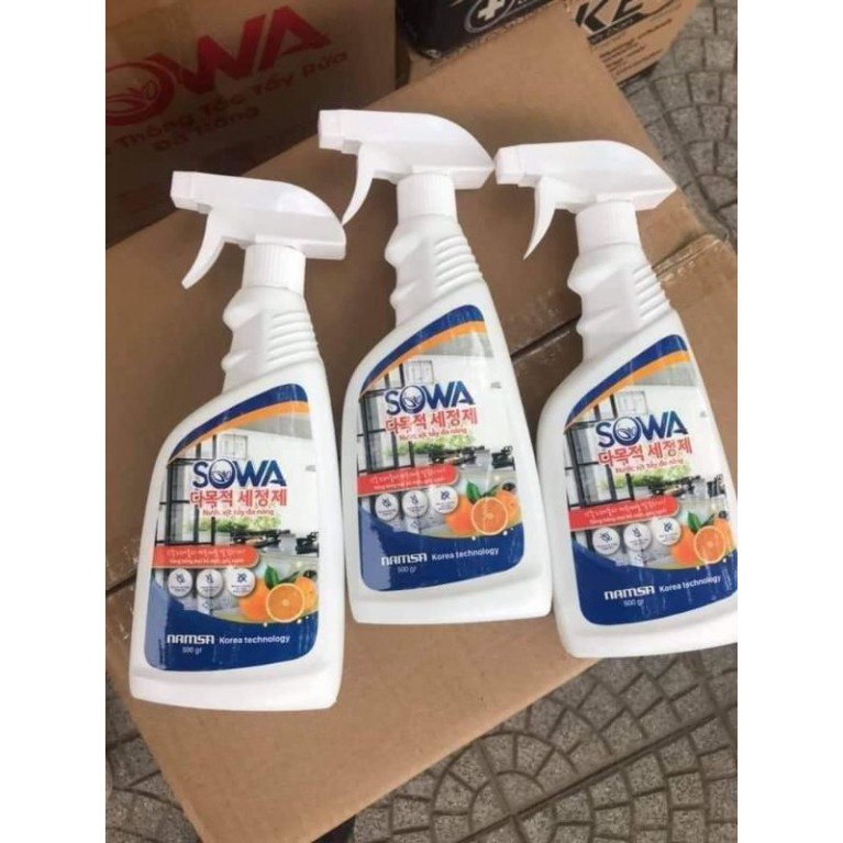 Sowa Xịt Tẩy Rửa Đa Năng Hàn Quốc 500gr