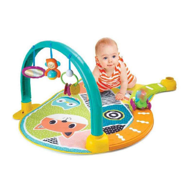 Thảm chơi vận động đa năng kiêm kệ chữ A: Tập với - tập bò - tập đi - Infantino B KIDS 004897