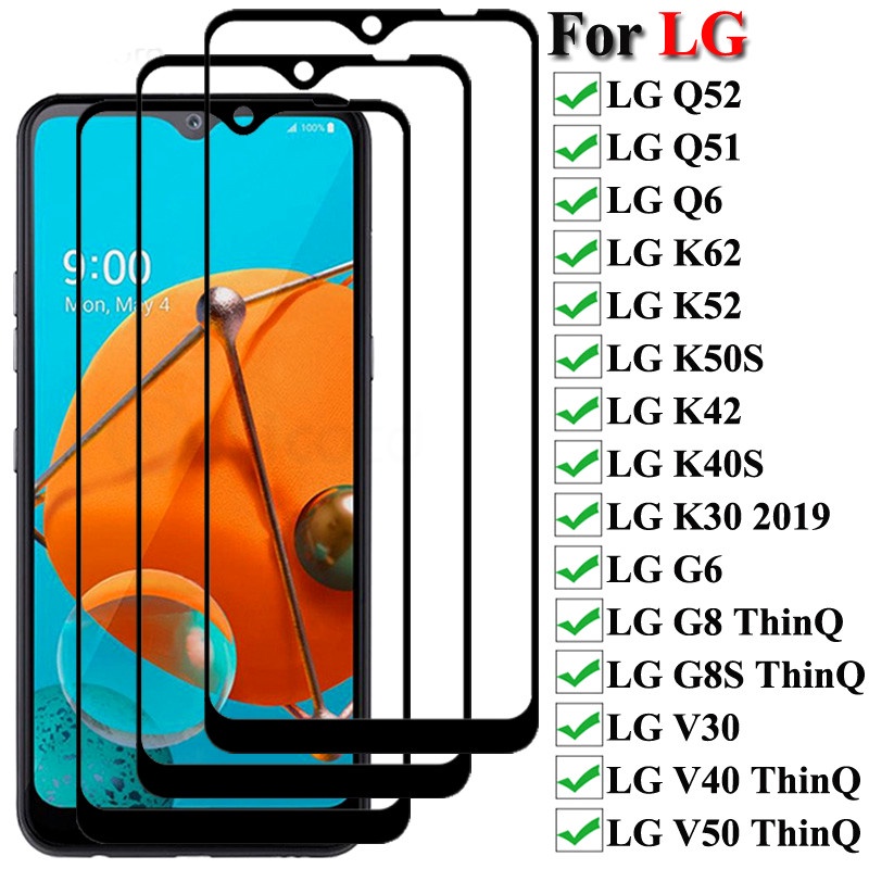 Kính cường lực chống bụi dành cho LG K61 K62 K52 K42 K41S K51S K50S K40S K50 Q60 G8 V50S V50 Thinq 5G V40 V30 G8X 6 G8S