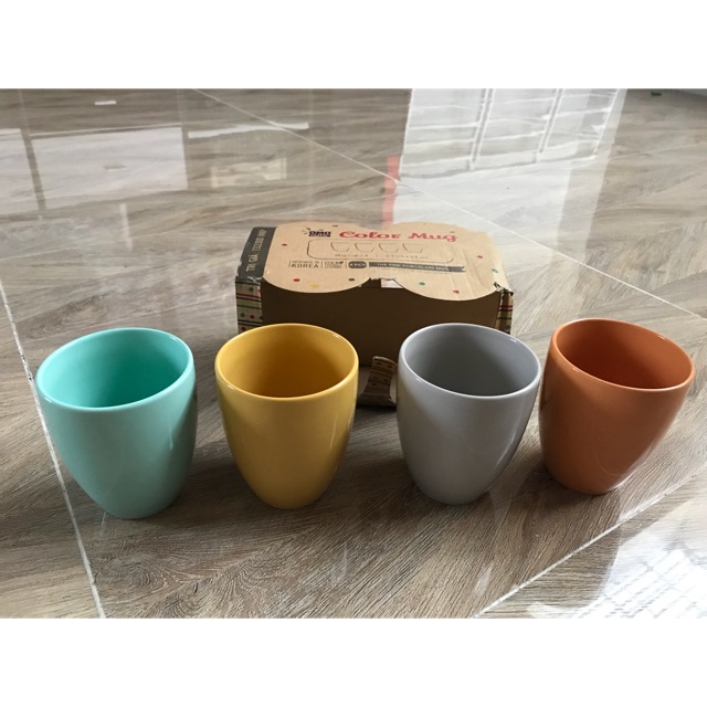 Set 4 ly sứ Donghwa