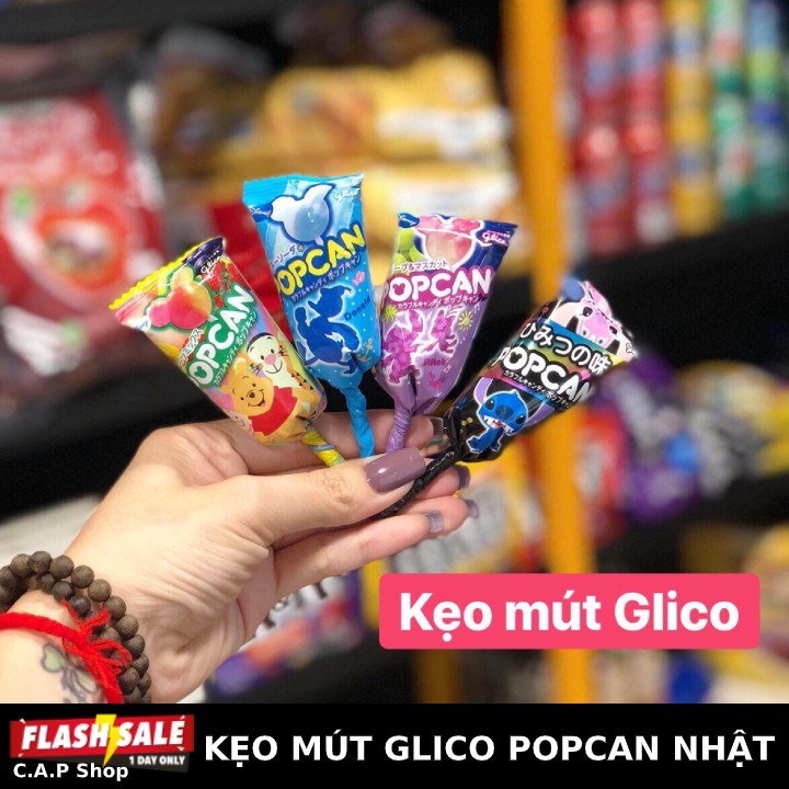 KẸO MÚT GLICO POPCAN NHẬT