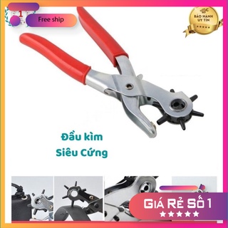 Kìm bấm lỗ dây da đồng hồ dây da thắt lưng, đục lỗ dây nịt có 6 size lỗ, bấm nhẹ nhàng không gây hỏng dây da sieu cung