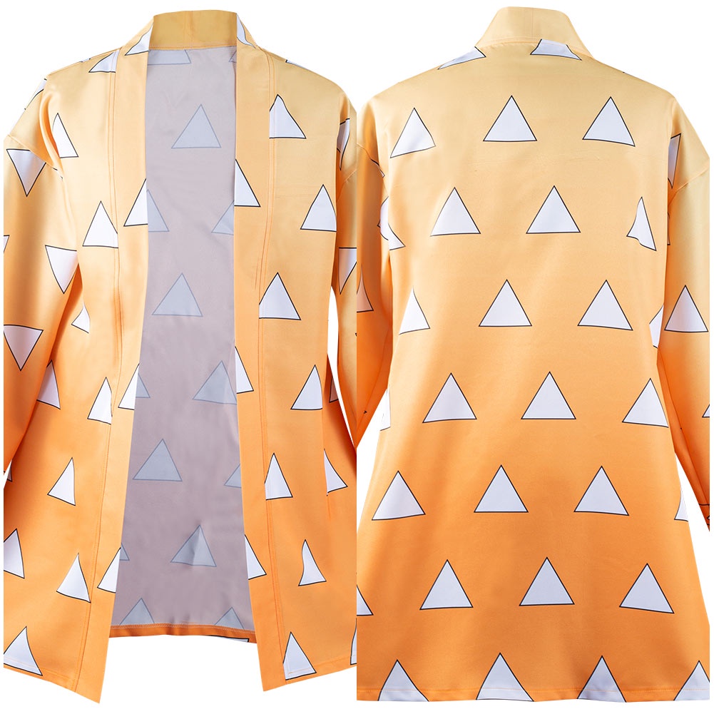 Hàng Có Sẵn Bộ Trang Phục Hóa Trang Nhân Vật Anime demon slayer agatsuma zenitsu fantasias de halloween