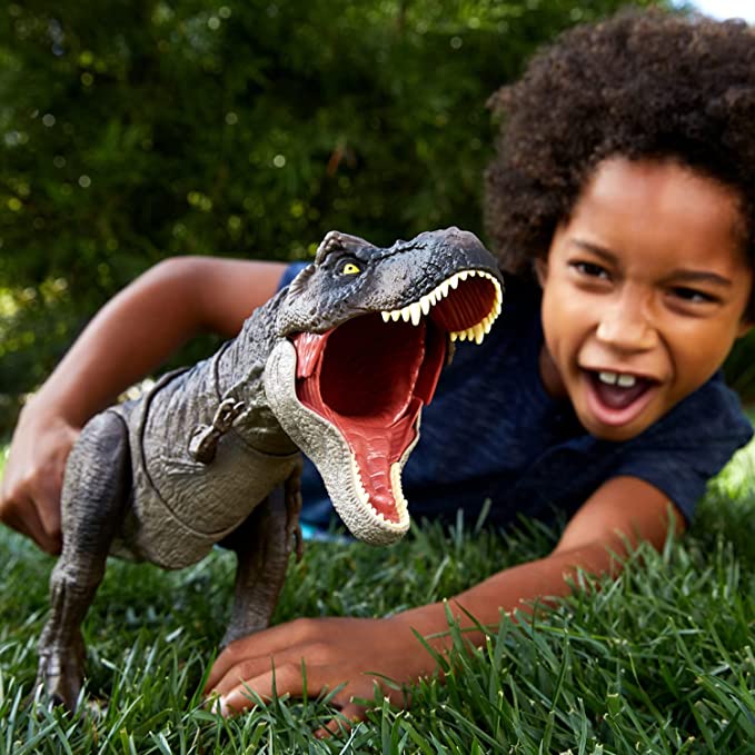 Đồ Chơi Jurassic World Dominion Khủng Long Bạo Chúa Tyrannosaurus Rex Thrash ‘N Devour