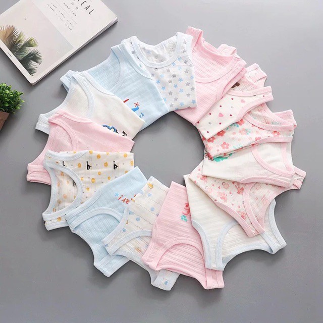 Áo ba lỗ bé trai/bé gái COTTON SỢI TRE CAO CẤPbán chạy nhất shopee