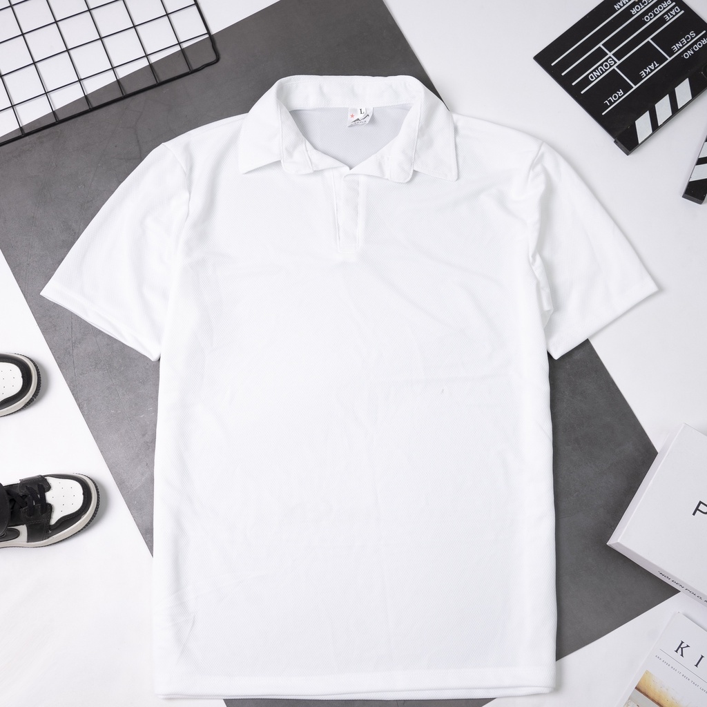 Áo phông polo nam, áo thun nam trơn có cổ chất vải Cotton Cá Sấu dày dặn lên dáng cực chuẩn