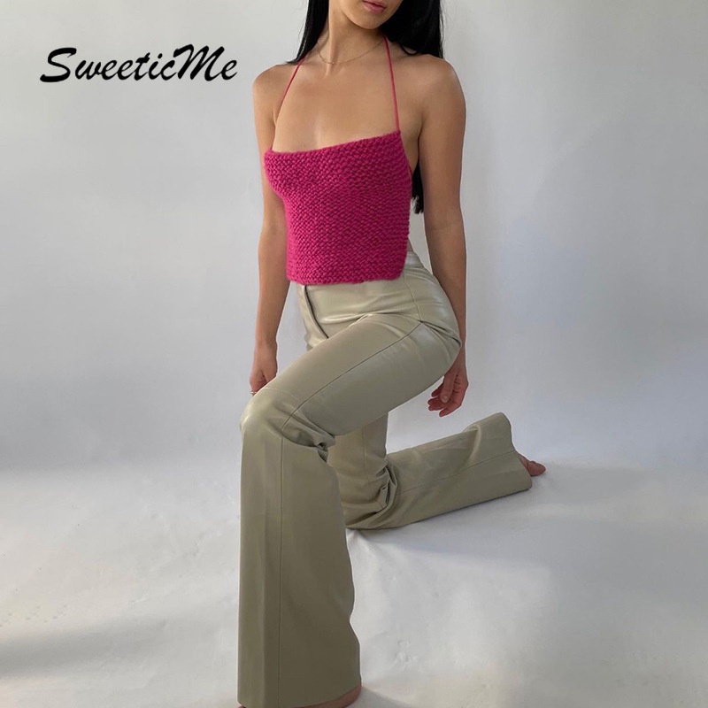 Áo dệt kim hai dây dáng ôm phối ren thời trang mới cho nữ 2022
 | BigBuy360 - bigbuy360.vn