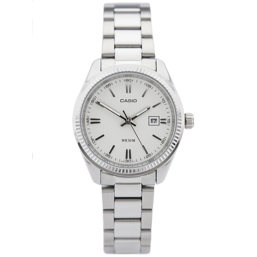 Đồng hồ nữ dây kim loại Casio chính hãng Anh Khuê LTP-1302D-7A1VDF