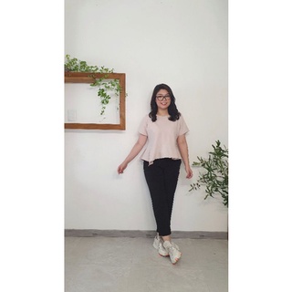 Bigsize công sở - Áo Công Sở Vạt Rũ ( 2 Màu )