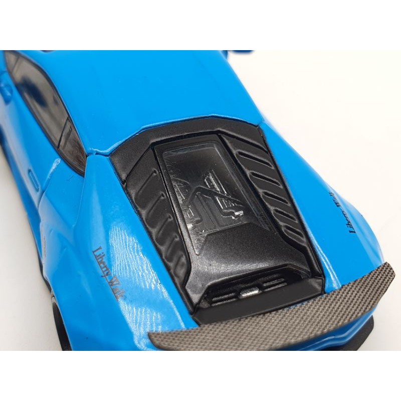 Xe Mô Hình LB* Works Lamborghini Huracán - Light Blue LHD 1:64 Mini GT (Xanh)