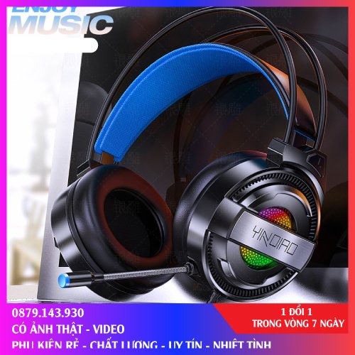 Tai nghe Q3 Gaming cao cấp, có Mic, chống ồn, Led đẹp lung linh, tai nghe lắp đặt phòng game