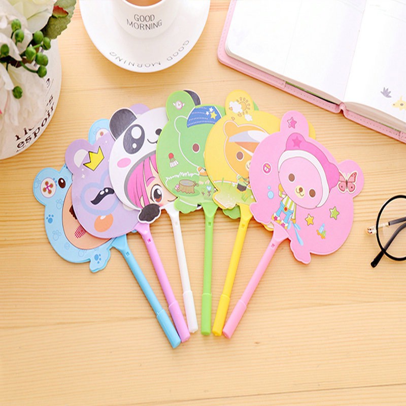 Bút Bi Kèm Quạt Nhựa Cầm Tay Cute 88236 Chợ Tốt Store