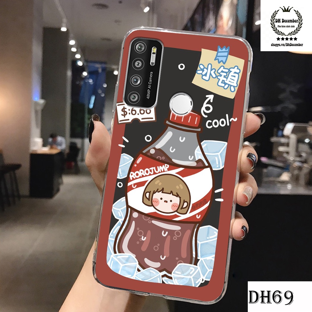 Ốp lưng dẻo Vsmart LIVE 4 in hình 3D GẤU cute be@r, soda, happy day cực hot ,thời thượng