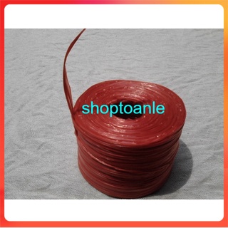 ⚡Combo 16 cuộn dây buộc hàng đỏ loại 700gr-950gr (dây gói hàng-dây ni long)màu đỏ (hàng có sẵn)